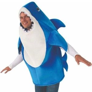 Rubie’s Baby Shark Daddy Shark Adult Costume with Sound Chip. EUC